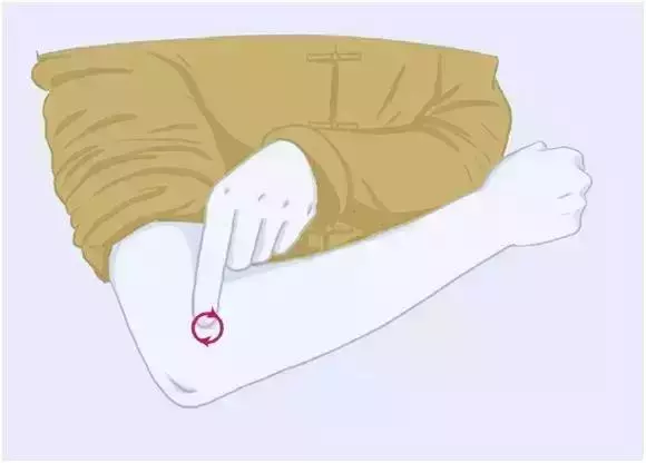 拍打肘部一個穴位:改善幾十種病~~治療肩肘關節疼痛、上肢癱瘓、高血壓、流行性感冒、甲狀腺腫大、急性胃腸炎等