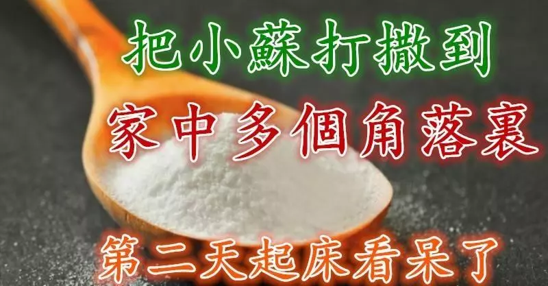 她睡前把「小蘇打」撒到家中多個角落裡,第二天起床看呆了!
