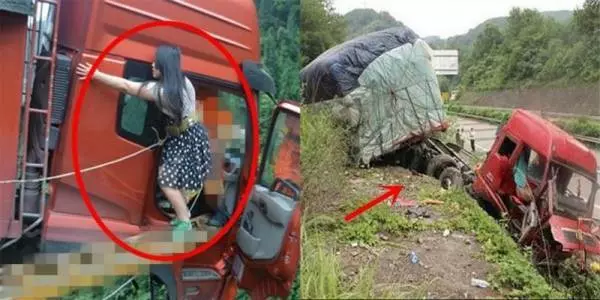 貨車剎車失靈直衝下山,丈夫要犧牲自己,讓妻子跳車逃生,就在貨車「撞向山那一時刻」妻子的最後舉動讓老公淚流滿面!