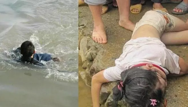 女兒和同學溺水,父親只救下了同學,半夜聽見有哭聲開門一看愣了!