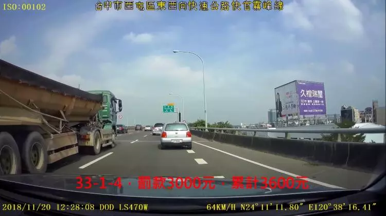 檢舉魔人眼尖跟車…十分鐘竟狂送他16500$罰單!「超爽蒐證片」網推爆:太紓壓了