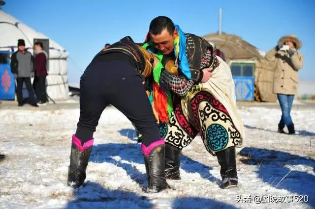 蒙古族漢子為何喜歡摔跤,強身健體只是一方面,史上和一個人有關