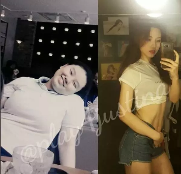 前男友一句「照照鏡子」直接打醒她 韓妞怒減50KG變火辣腹肌姐...現在門口天天有男人等約!