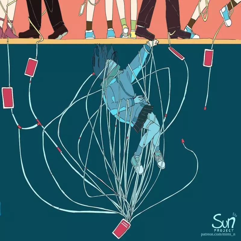 31張會讓你「內心最深處被刺痛」的殘酷黑暗插畫