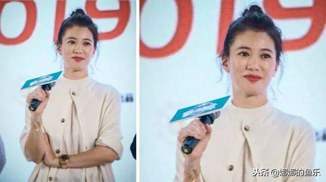 袁詠儀扎丸子頭現身活動,新髮型簡直美出一道街,網友:難怪張智霖那麼愛她~