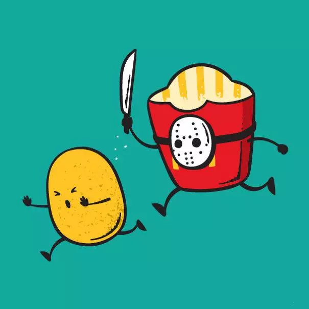 26個食物「在被人類吃掉之前」的爆笑可愛人生示意圖!