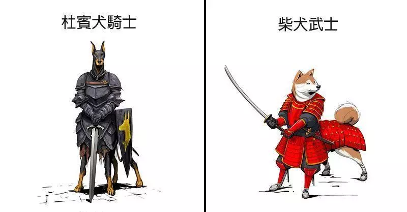 18張狗狗化身超貼切「史詩戰士」 哈士奇帥到爆、鬆獅的角色太適合牠了~