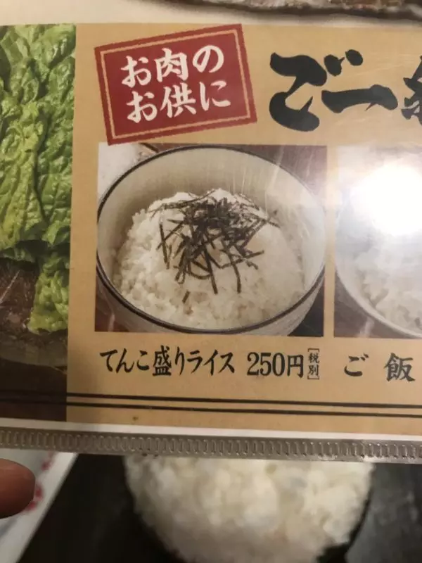 他去燒肉店點白飯 送來後「完全圖文不符」怒分享!網卻羨慕:被騙也願意♥