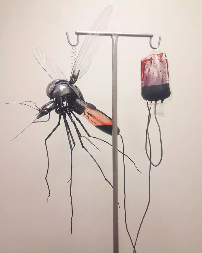 這些藝術品「高檔到脫褲子」 精緻創作的素材都是你看不起的破銅爛鐵!