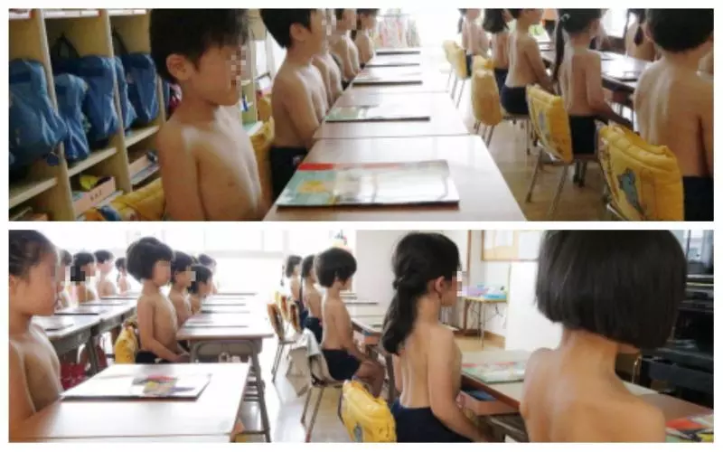 幼稚園規定學童裸上身 藉此「找回因文明而失去的力量」