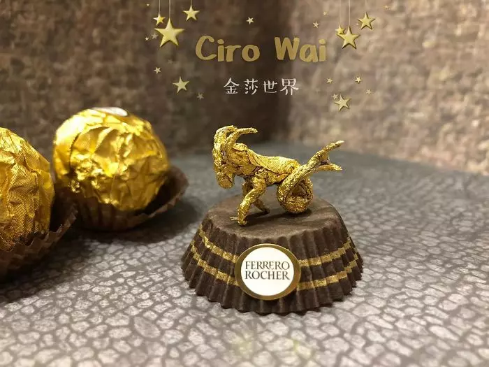 台灣藝術家用金莎折「黃金十二宮」紅遍國際 外網驚艷:什麼都能做