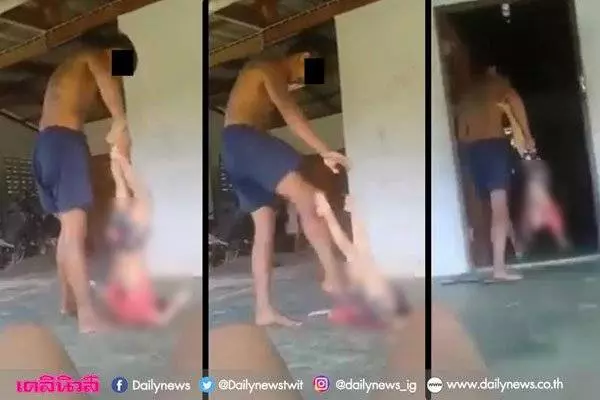 暴力父倒吊4歲女 頭撞地踢後臀致嘔吐