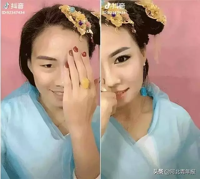 河北農村女子直播「易容術」,一人扮演整個娛樂圈,央視走紅月入六位數