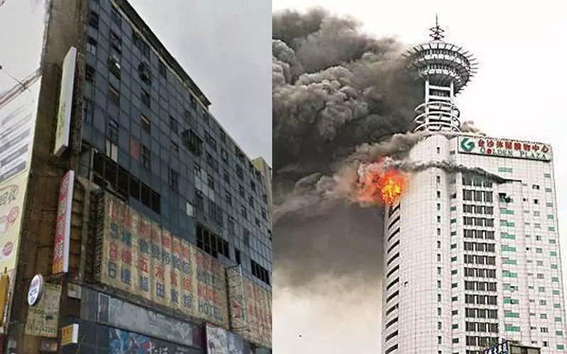 他好奇問掛「為何台灣縣市火車站前都會有一棟被燒過的大樓」網:不要問太多!