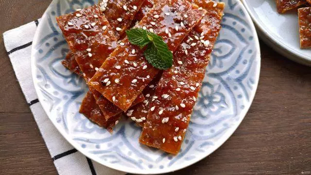 新年零食蜜汁豬肉脯,大人小孩都愛吃