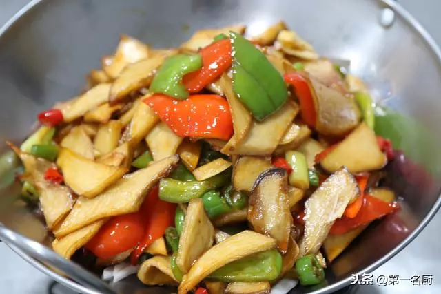 大廚分享干鍋杏鮑菇的好吃做法,食材簡單,營養美味,超級下飯
