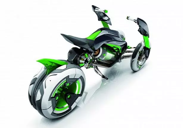 川崎J概念摩托車,可改變騎行風格,現實版變形金剛