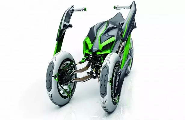 川崎J概念摩托車,可改變騎行風格,現實版變形金剛