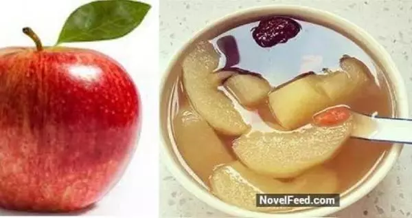 她堅持每天吃煮熟的蘋果後,竟然有驚人效果。。。