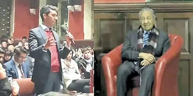 新加坡留學生向馬哈迪提出尖銳問題,網友大讚:為新加坡爭光