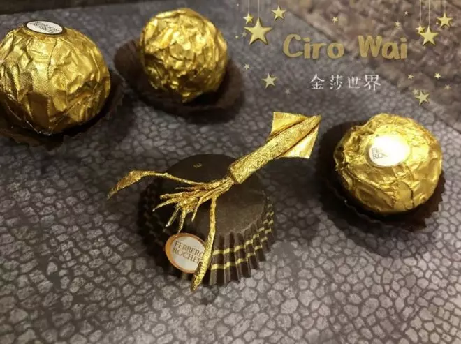 女兒愛吃金莎…他隨手將包裝紙「摺成12生肖」!駿馬奔騰帥爆「一看到金豬本尊」紅到國外:太Q了