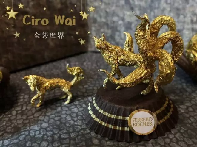 女兒愛吃金莎…他隨手將包裝紙「摺成12生肖」!駿馬奔騰帥爆「一看到金豬本尊」紅到國外:太Q了