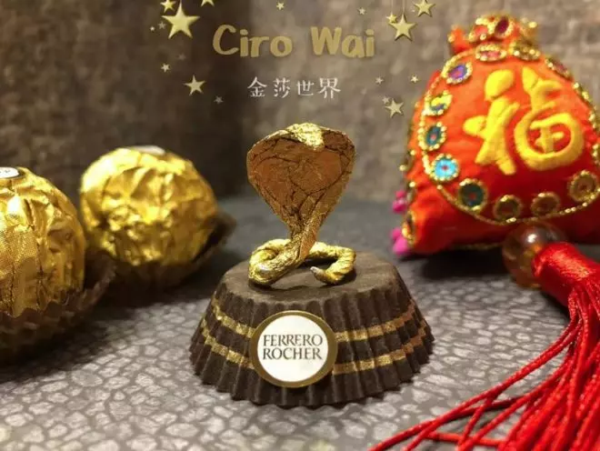 女兒愛吃金莎…他隨手將包裝紙「摺成12生肖」!駿馬奔騰帥爆「一看到金豬本尊」紅到國外:太Q了