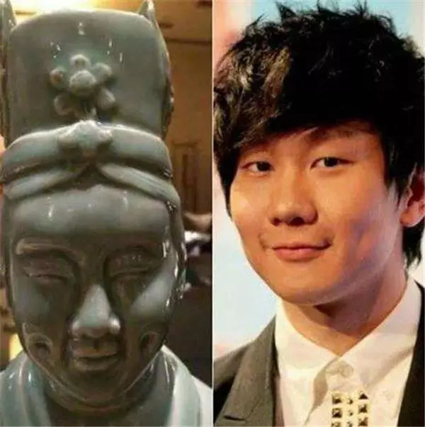 九位撞臉雕像的明星,岳雲鵬的尷尬了,郭德綱的已不能用語言形容