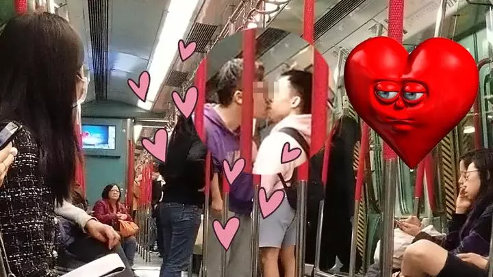 2男子互罵時突然「嘴對嘴Kiss」嚇壞被吻男,網民爆笑:君子動口不動手!(內有視頻)