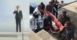 拜票遇反廢死聯盟要求表達看法 林吉祥支持者趨前擋駕