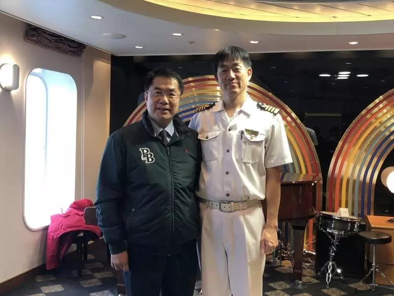 既韓流銷貨至中國為高雄市進帳485萬人民幣後,台南市長不甘示弱親迎日籍郵輪帶動觀光產業