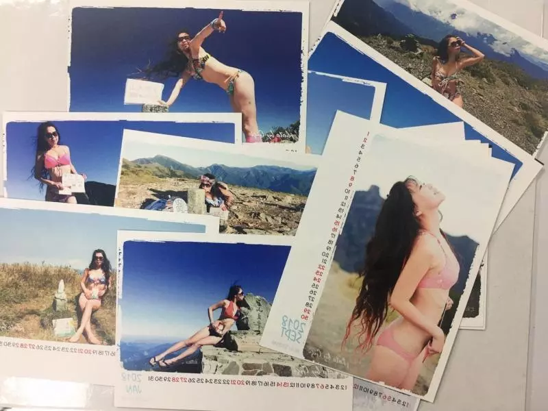 願讓記者刊照片嗎?山友默念立刻找到比基尼登山女照片