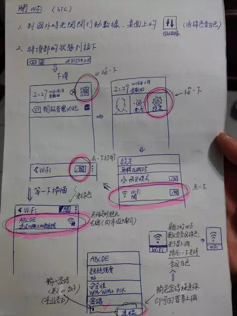 他超暖「手繪Wi-Fi說明書」給爸媽遊歐洲 蹲家裡超擔心...LINE傳來超萌合照:有了啦~