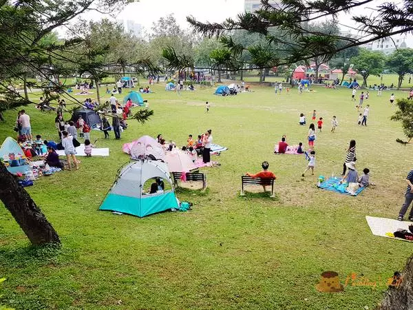 【桃園旅遊】毛毛蟲水管溜滑梯《陽明運動公園》彩色磨石子滑梯/野餐親子景點