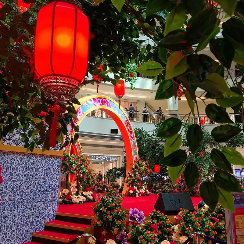 大馬Shopping Malls 超壯觀【新年裝飾】TOP10!第一名像穿越到中國古代