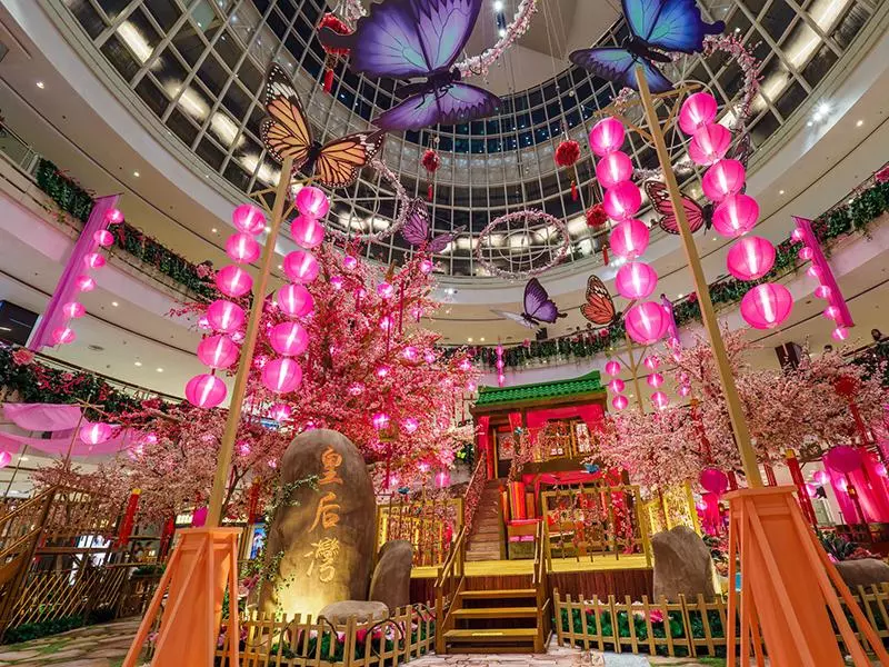 大馬Shopping Malls 超壯觀【新年裝飾】TOP10!第一名像穿越到中國古代