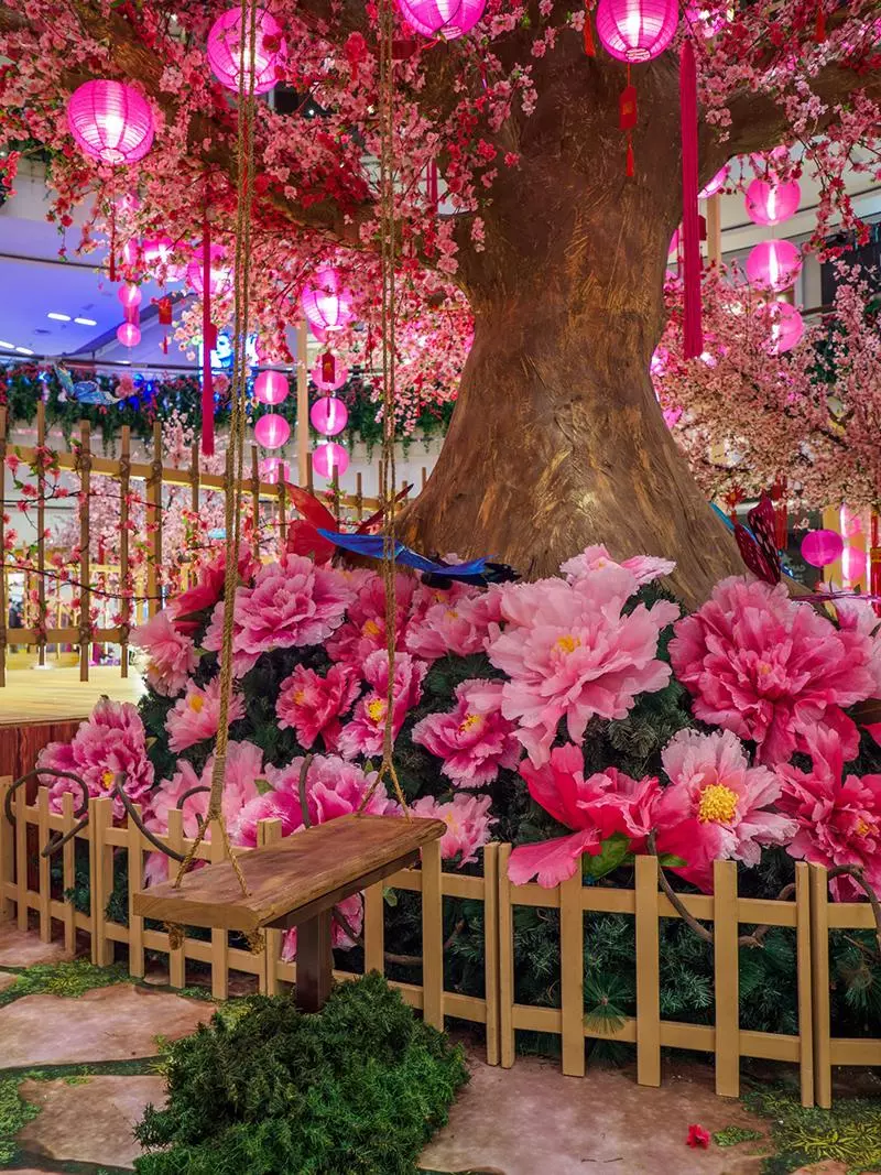 大馬Shopping Malls 超壯觀【新年裝飾】TOP10!第一名像穿越到中國古代