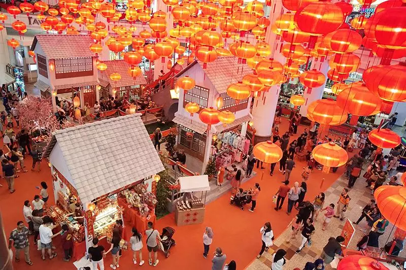 大馬Shopping Malls 超壯觀【新年裝飾】TOP10!第一名像穿越到中國古代