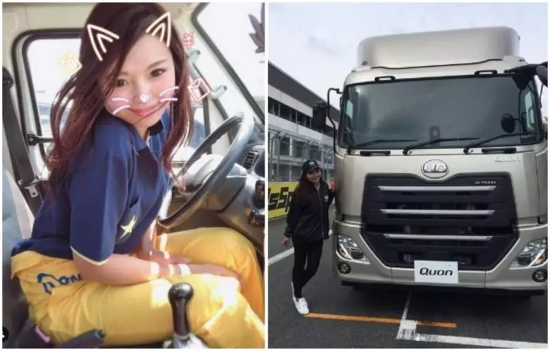 日本黑辣妹教主大變身 14年後變美人社長兼卡車司機