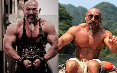 8歲小弟全身肌肉炸出 超猛「單手伏地挺身」1歲時立志當李小龍接班人...網驚:史上第一筋肉男童