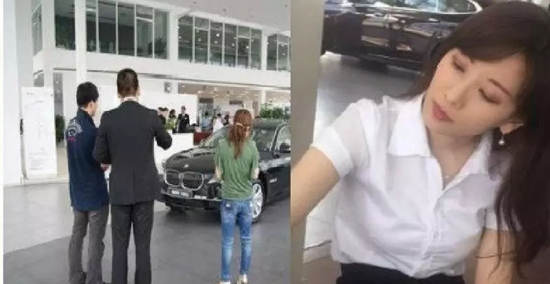 男子看上寶馬3系列,女銷售員諷刺:買了就嫁給你,男子做法大快人心!