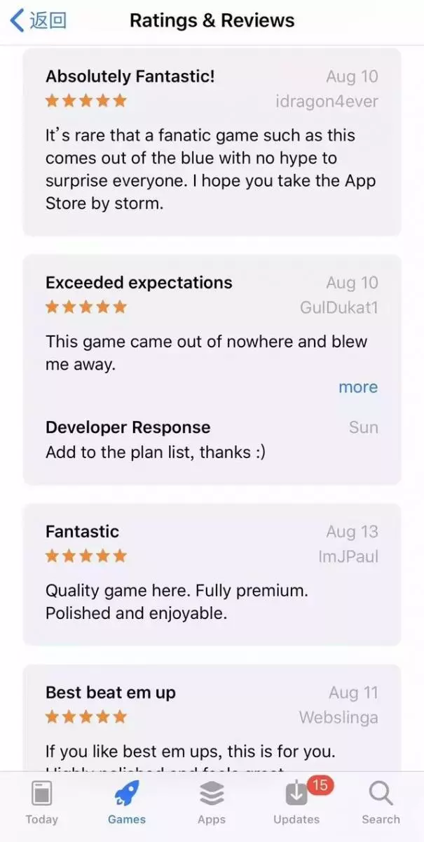 一人熬4年開發一款動作手游,100%解鎖App Store海外推薦