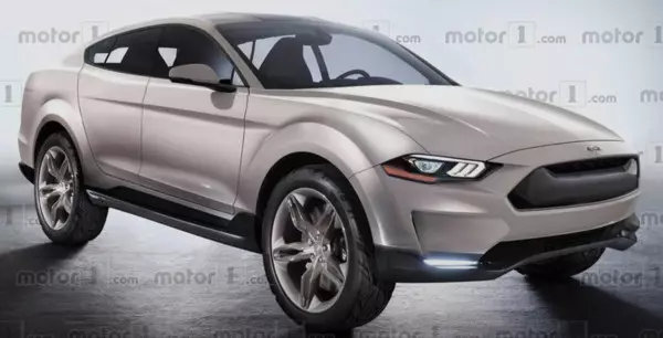 福特「野馬休旅車電動版」4月發表?Mustang SUV預想圖現身