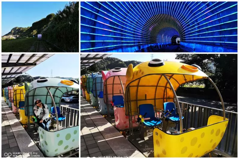 Rail Bike深澳鐵道自行車〜無敵海景新景點!新北市也有鐵道自行車了,來趟浪漫鐵道小旅行吧!