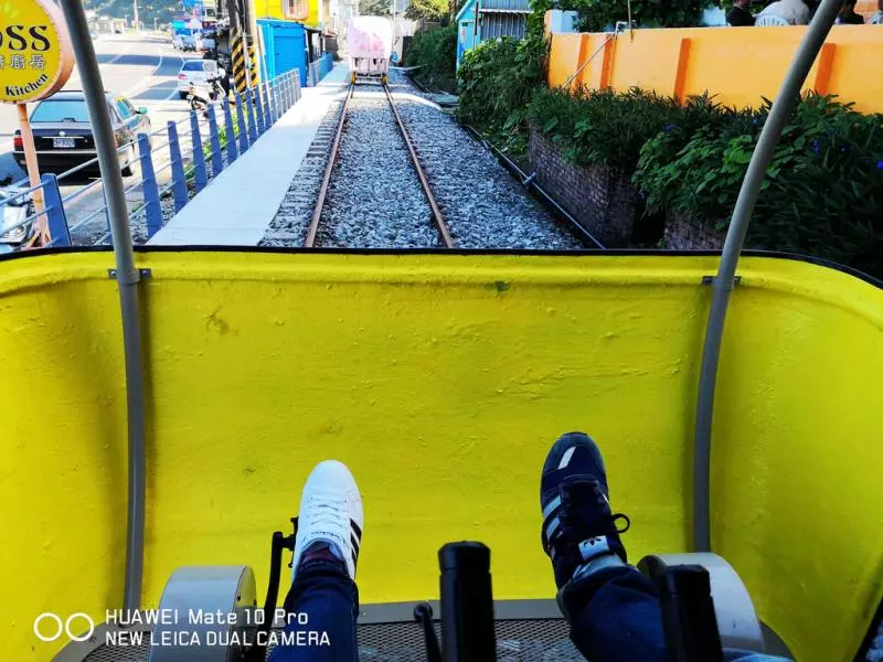 Rail Bike深澳鐵道自行車〜無敵海景新景點!新北市也有鐵道自行車了,來趟浪漫鐵道小旅行吧!