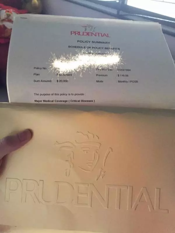 網友投訴,23年前購買儲蓄保險,承諾20年後可拿回近13萬令吉,如今錢財落空,保險公司卻這樣說