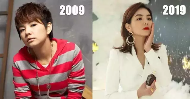 明星10年顏值變化,對不起,看到錢楓我忍不住笑了
