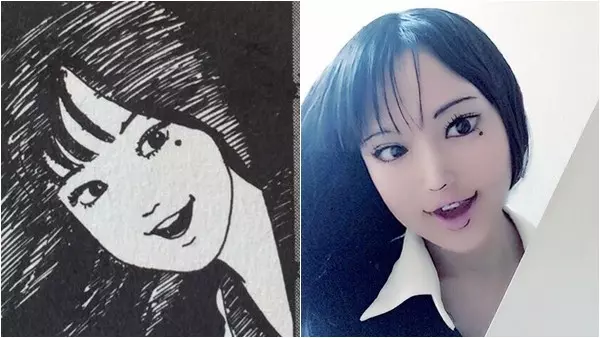 一眼讓人起雞皮疙瘩!超強Coser神還原「恐怖漫畫女角」 本尊是「甜美空靈正妹」網友秒戀愛❤