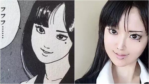 一眼讓人起雞皮疙瘩!超強Coser神還原「恐怖漫畫女角」 本尊是「甜美空靈正妹」網友秒戀愛❤