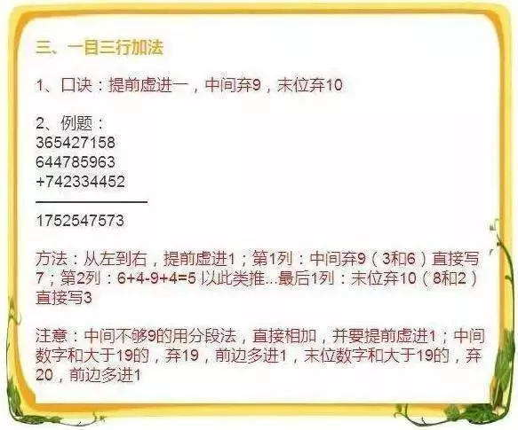 「罕見」速算法孩子背熟了,就是「速算神童」自動扔掉計算器 !